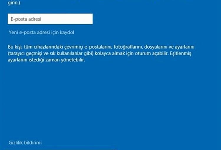 Windows 10'da Yerel Hesap Nasıl Oluşturulur?