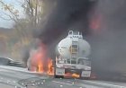 Yıkıcı tanker yangını en az 1 kişiyi öldürdü, Pensilvanya'daki ana otoyolu kapattı: video