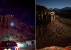 Utah'ta 12 saat boyunca uçurumun kenarında sıkışıp kalan dağcı kurtarıldı