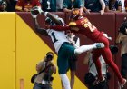 AJ Brown, Eagles'ın ikinci yarıdaki dalgalanmayı Komutanları yenmek için kullanmasıyla NFL rekoru kırdı