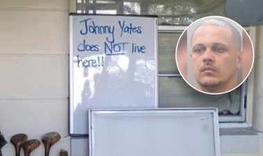 Polis tarafından aranan Floridalı adam beyaz tahtaya aptalca mesaj bırakıyor ama kimseyi kandıramıyor