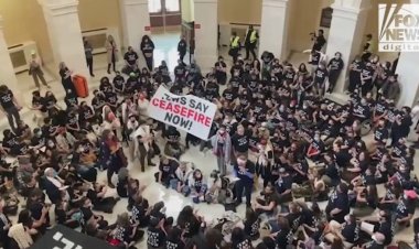 Kongre işçi sendikası başkanı İsrail'i 'soykırım' yapmakla suçladı, Filistin yanlısı mitinge katıldı