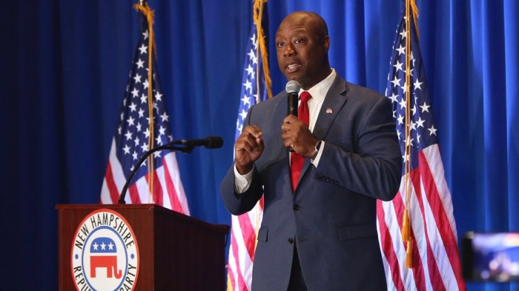 Giderek 'sinirlenen' Tim Scott, Hamas'ın İsrail'e saldırısının ardından GOP rakipleri Biden'a saldırdı