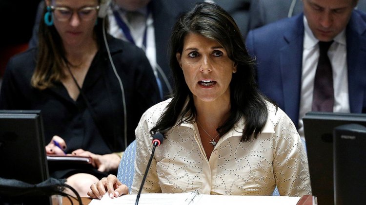 GEÇİŞ: Nikki Haley, Birleşmiş Milletler'i Hamas'ın İsrail'e yönelik tehdidi konusunda uyardı ve terör grubunu etiketlemeye çalıştı