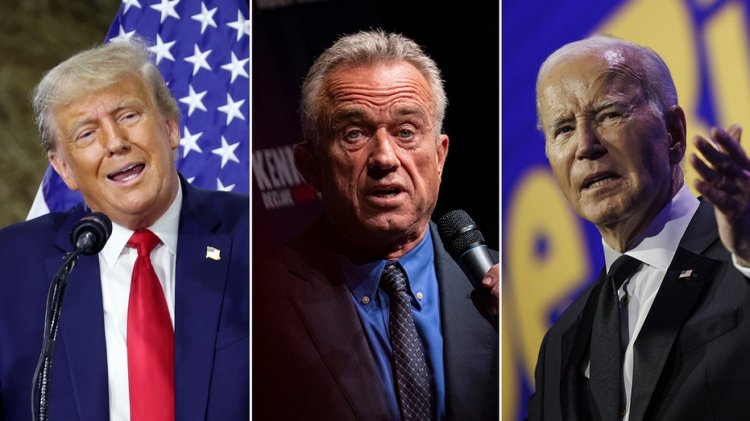 Anket, 2024 seçimlerinde Trump ve Biden'ın başa baş gittiğini gösteriyor ancak bağımsız teklifler yarışı değiştirebilir