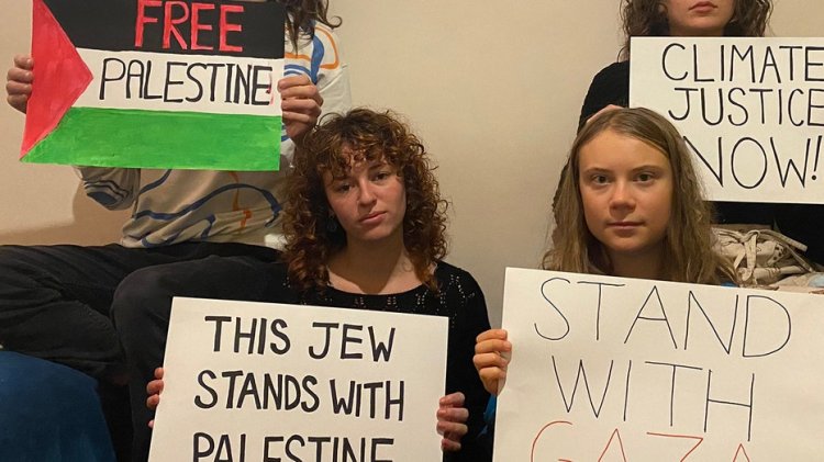 Greta Thunberg, geri çevrildikten sonra 'özgür Filistin' gönderisini sildi: 'Tamamen habersizdim'