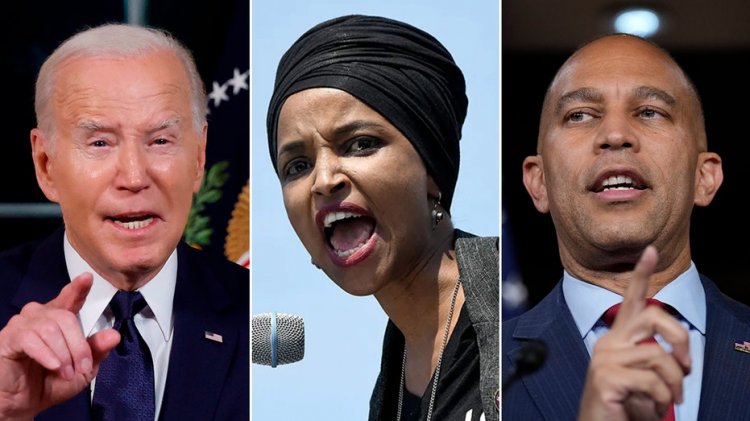 İZLE: İlhan Omar, İsrail'e verilen destek nedeniyle Demokrat liderliği Biden'a yönelik öfke krizi geçirdi