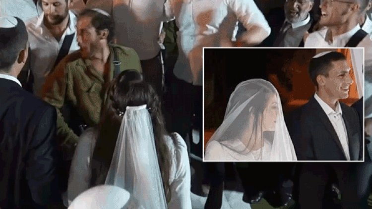 İsrail askeri, vurulmasının ve kardeşinin operasyon sırasında kaybolmasının ardından düğün günlerini kutluyor