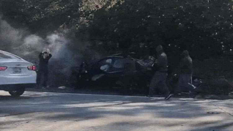 Los Angeles otoyolunda kovalamaca, maskeli haydutların gün ışığında yaptığı küstah soygunla sona erdi: video
