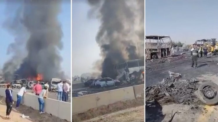 Mısır'da korku aracının birbirine girmesi sonucu 32 kişi öldü, 60'tan fazla kişi yaralandı