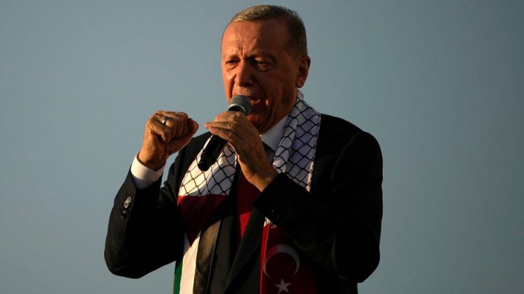 Türk lider Erdoğan, Filistin yanlısı mitingde Osmanlı İmparatorluğu'nun kaybından yakındı