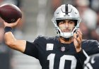 Raiders yedek kulübesi Jimmy Garoppolo ve çaylak Aidan O'Connell QB başlangıç görevlerini devralacak