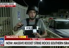 Gazze'den gelen roket Fox News'tan Trey Yingst'in yakınına düştü: 'Doğrudan etki'