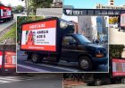 İsrail'deki mobil reklam savaşının merkezindeki çocuk rehineler, Amerika genelindeki uyanık kampüslerde