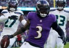 Odell Beckham Jr, Baltimore'un Seattle'ı ezmesi sırasında Ravens ile ilk tank avcısını attı
