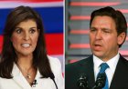 DeSantis, George Floyd'un "Sol zihniyet" tweetini gündeme getirerek Haley'nin liderliğini eleştiriyor