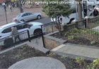 Araba hırsızlarını durdurmaya çalışırken adam ölümcül bir şekilde BMW'nin kaputundan fırladı