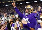 Son ikinci saha golü Washington'un mükemmel normal sezonunu garantiledi ve Apple Cup'ı kazandı