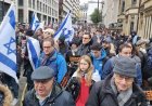 Antisemitizme ve İsrail'e desteğe karşı yürüyüşte Londra sokaklarını büyük bir kalabalık doldurdu