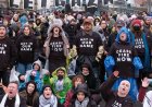 Filistin yanlısı protestocular Manhattan köprüsünü kapatarak trafiği destekledi ve Gazze'de ateşkes talep etti