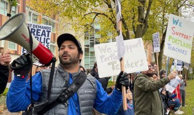 Portland'da öğretmen grevi yaklaşık 45.000 öğrencinin okulunu iptal etti
