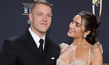 49ers'lı Christian McCaffrey, nişanlısı Oliva Culpo'yu bekarlığa veda partisinde şaşkınlıkla gözyaşlarına boğdu