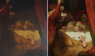 230 yıllık tablonun restorasyonu sonucunda zamanla kaybolan 'şeytan figürü' ortaya çıktı