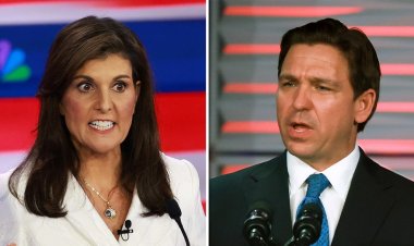DeSantis, George Floyd'un "Sol zihniyet" tweetini gündeme getirerek Haley'nin liderliğini eleştiriyor
