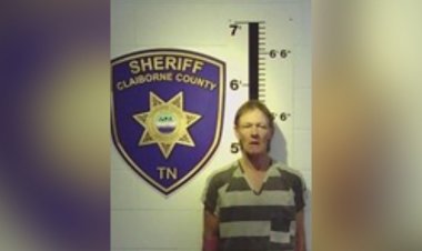 Traktörün çektiği tren vagonlarında çocukları süren Tennessee'li adam, alkollü araç kullanmak ve meth bulundurmakla suçlanıyor