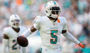 Miami Las Vegas'ı geride bırakırken Dolphins'ten Jalen Ramsey Raiders'a eziyet ediyor