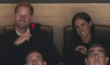 Prens Harry ve Meghan Markle, Invictus Games'i tanıtmak için Canucks maçına çıktı