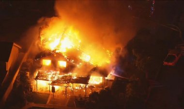 California'daki şüpheli, dramatik çıkmaz sırasında ev patlayınca vurularak öldürüldü