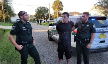 Floridalı adam kanala atlayınca, vücut kamerası videosunda 'Ne yapıyorsun?' diye soran milletvekillerinin peşine düştü.