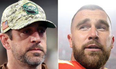 Travis Kelce, Chiefs'in yıldızına 'Bay' adını veren Aaron Rodgers'a ince bir darbe indiriyor. Pfizer'