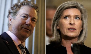 Senatör Rand Paul, Joni Ernst'i boğarken Heimlich manevrası yapıyor
