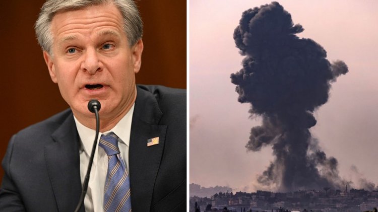 FBI Direktörü Wray, Hamas-İsrail çatışmasının ortasında Amerikalılara yönelik terör tehdidinin 'tamamen farklı düzeyde' olduğu konusunda uyardı