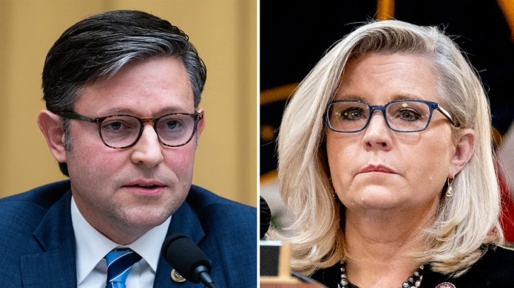 Liz Cheney, Trump'ın 'cumhuriyetimizi baltalamasına' yardım ettiği için Meclis Başkanı Johnson'ı 'tehlikeli' olarak nitelendirdi