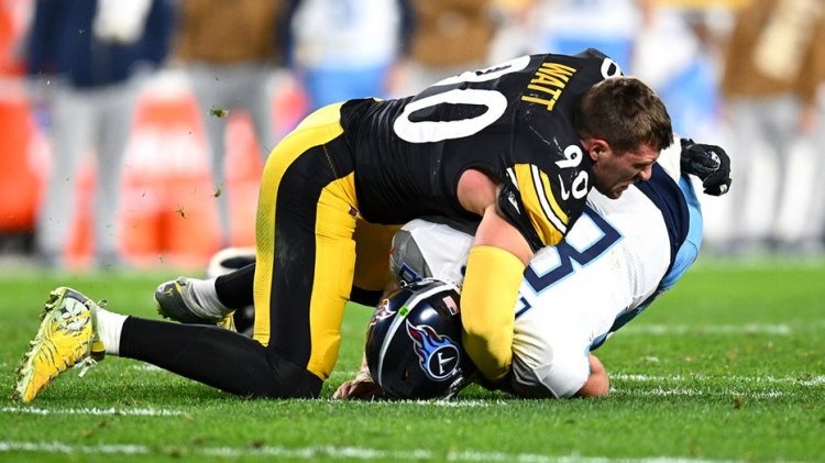 Steelers'tan TJ Watt, kaskı sökülmesine rağmen çaylak Will Levis'i kovdu