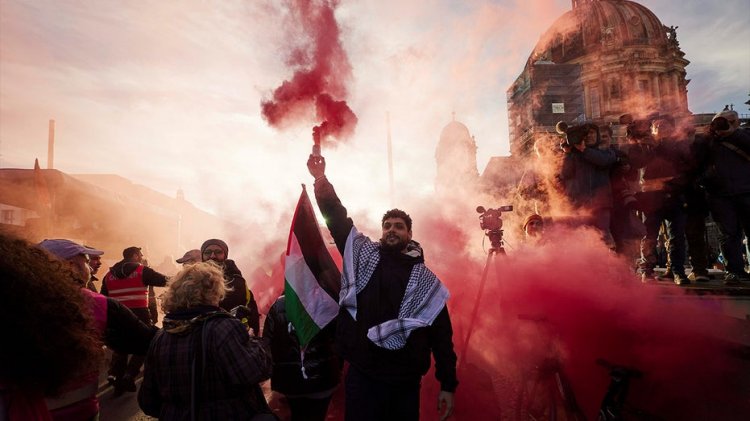 Avrupa'da Filistin yanlısı protestolar şiddete dönüştü