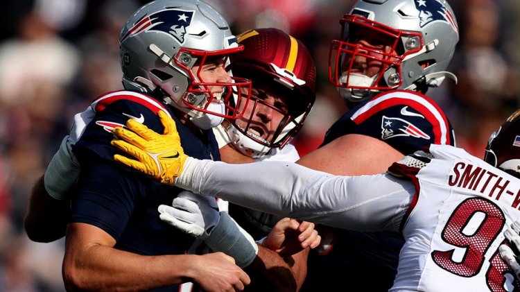 NFL dünyası, Commanders oyuncusunun Patriots'un Mac Jones'unun görünüşte rutin bir şekilde yağmalanması nedeniyle ceza alması nedeniyle öfkeli