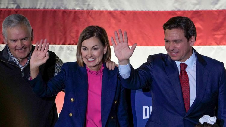 Iowa Valisi Kim Reynolds, Başkanlık için Ron DeSantis'i onayladı ve Trump'ın 2024'te kazanabileceğini düşünmediğini söyledi