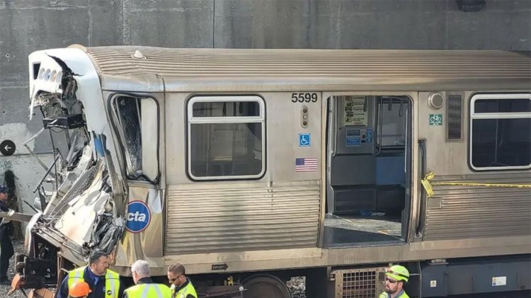 Chicago banliyö treni kar temizleme ekipmanına çarptı; 38 kişi yaralandı, 3'ü kritik