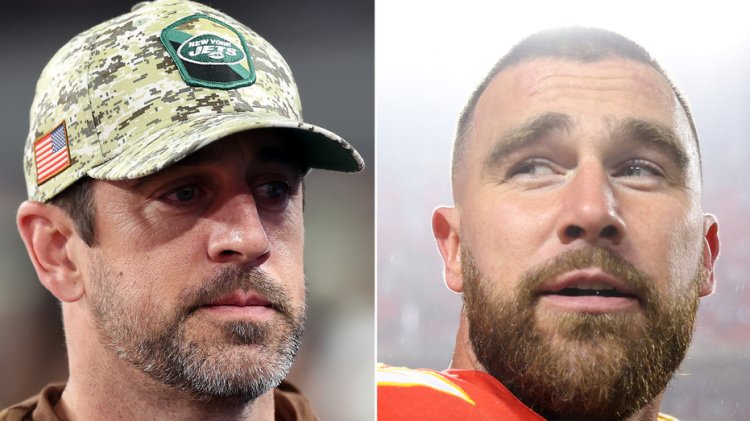 Travis Kelce, Chiefs'in yıldızına 'Bay' adını veren Aaron Rodgers'a ince bir darbe indiriyor. Pfizer'
