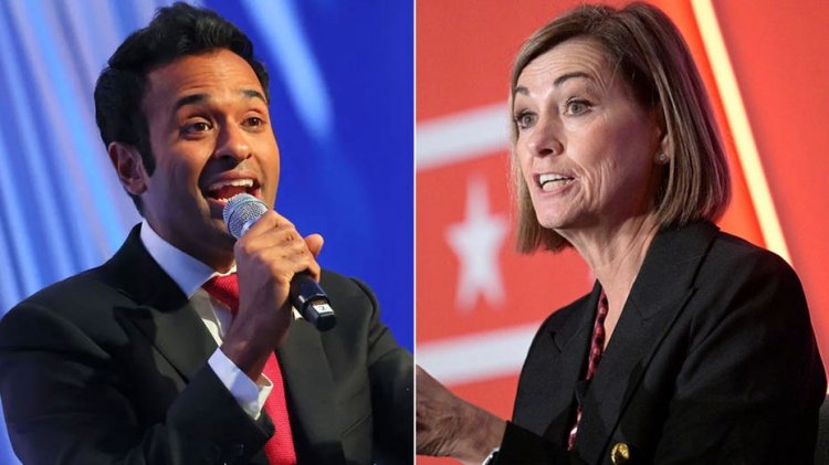 Ramaswamy, iklim 'aldatmacasının' bir parçası olarak CO2 boru hatlarını desteklediği için Iowa'daki 'GOP kuruluşunu' kaydırdı