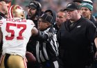 49ers'tan Dre Greenlaw, Eagles'ın güvenlik şefi maç sırasında çıkan tartışmanın ardından oyundan atıldı