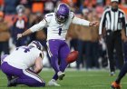 Vikings'ten Greg Joseph bir sonraki maçta 'İsrail'in Yanındayım' kramponlarını giyecek