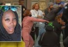 Mississippi'de kayıp olan ceza infaz memurunun ailesi, adliyede görüşmediği kocasının ailesiyle kavga etti: video