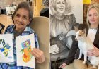 Sanatçı, yaşlıların sanat eserlerinde değerli anıları yakalamasına yardımcı oluyor: 'Yaşam deneyimlerini getiriyorlar'