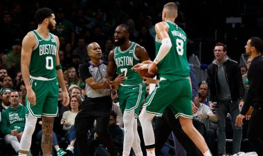 Celtics'ten Jaylen Brown, ilk kariyerden atılmasının ardından "aşırı duygusal hakem" diye seslendi