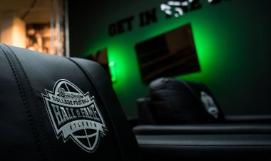College Football Hall of Fame'in CEO'su, video oyununun piyasaya sürülmesinden önce kimi gizleyeceği oyun salonundan bahsediyor